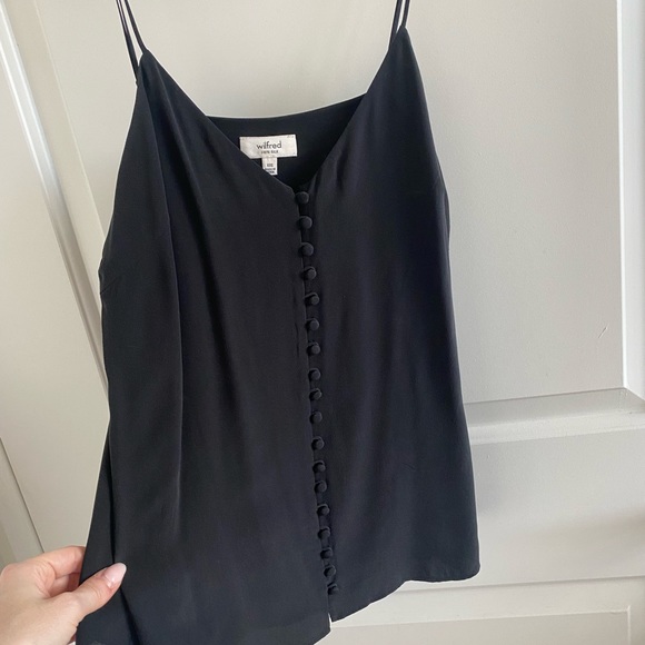 Wilfred Button-Up Camisole 100% Silk - Picture 2 of 3